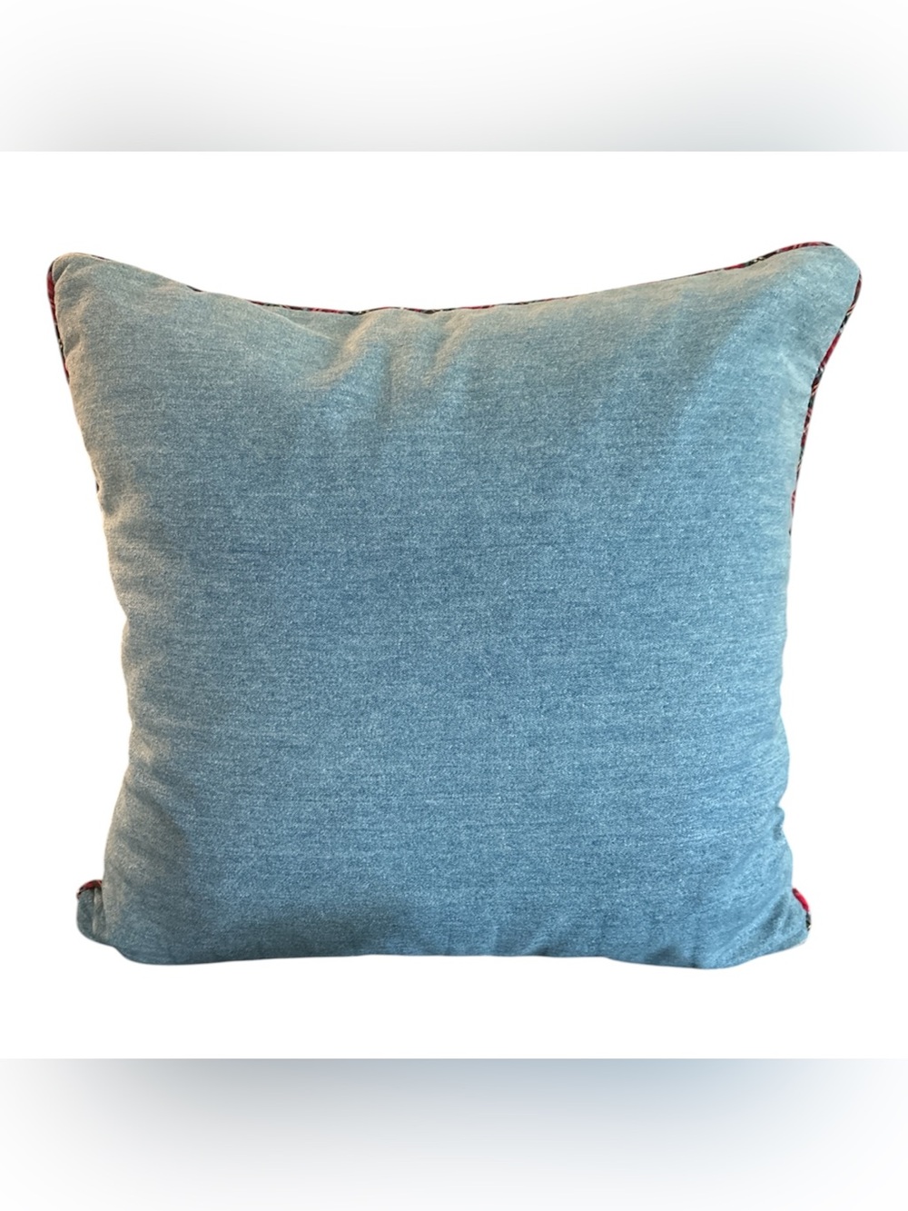 Ralph Lauren Navy 20” Goose Down Pillow with Red-Jacket Polo Bear - Picture 2 of 5